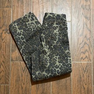 Leopard Print Jeans